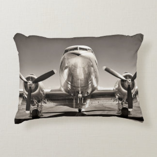 Coussins Décoratifs Scène de piste de l'avion vintage