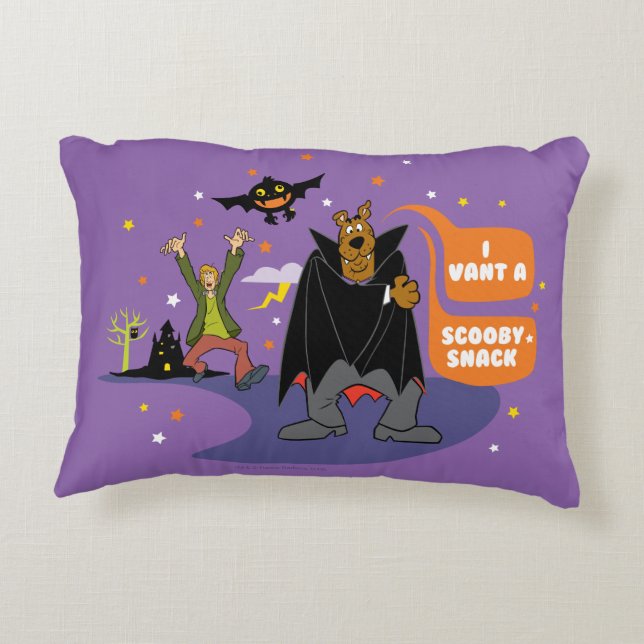 Coussins Décoratifs Scooby-Doo | Je veux un collant Scooby (Dos)