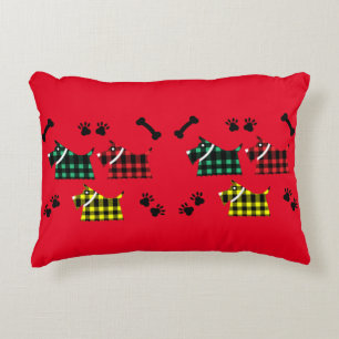 Coussins Décoratifs Scotty Terrier Chiens Cute Funny Terriers Race The