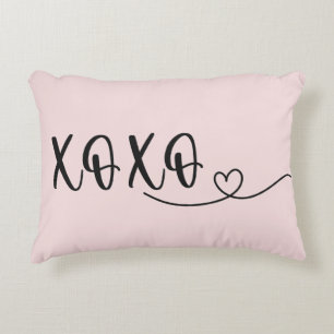 Coussins Décoratifs Script d'amour XOXO