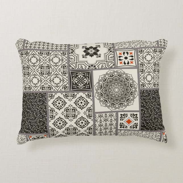 Coussins Décoratifs Seamless patchwork tile with Islam, Arabic, Indian (Devant)