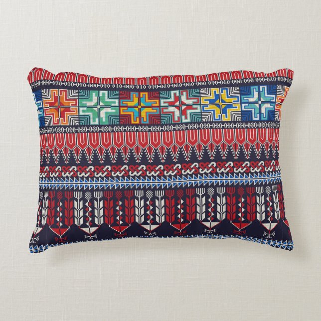 Coussins Décoratifs Seamless pattern design with traditional Palestini (Devant)