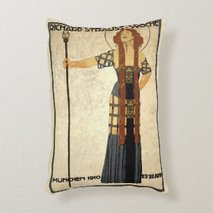 Coussins Décoratifs Semaine Vintage Art Nouveau Richard Strauss, Munic