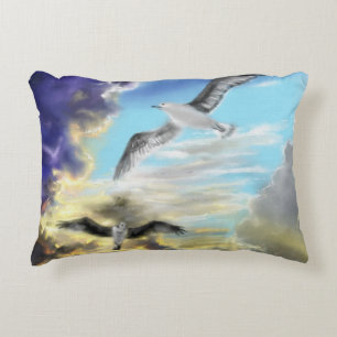 Coussins Décoratifs Sentiment de liberté - aquarelle