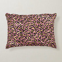 Série motif léopard rose et or Design 15