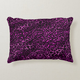 Coussins Décoratifs Série Purple and Gold Leopard Design 3