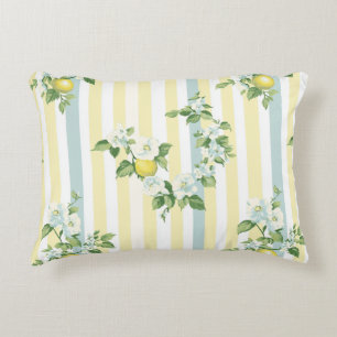 Coussins Décoratifs Shabby Chic Série Fleurie Lemon #11