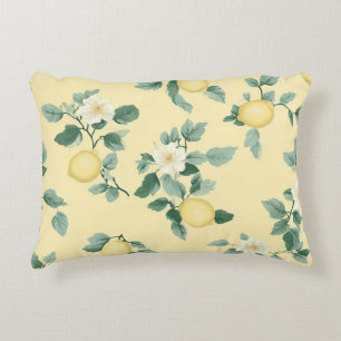 Coussins Décoratifs Shabby Chic Série Florale Lemon Design #2