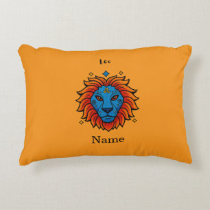 Coussins Décoratifs Signe du zodiaque Lion Pop Art - Illustration rétr