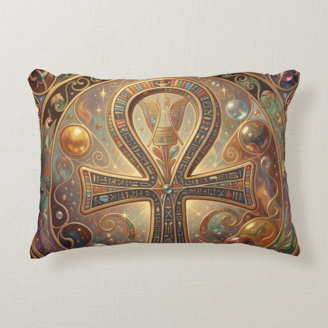 Coussins Décoratifs Signification du symbole Ankh – (Devant)