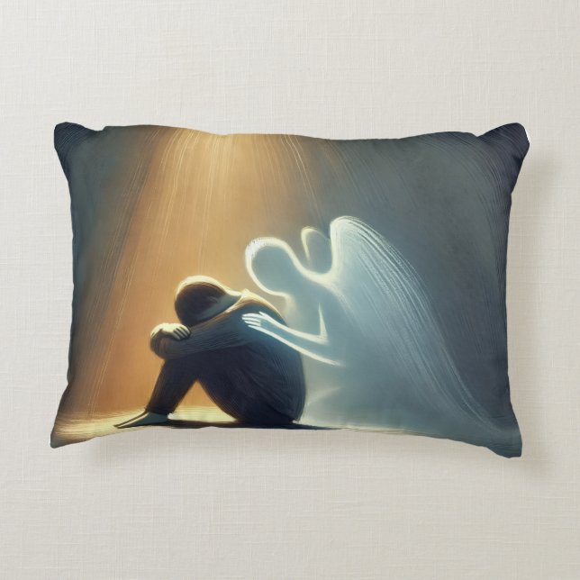 Coussins Décoratifs  Silent Comfort Angel of Light Spiritual Healing (Dos)