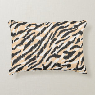 Coussins Décoratifs Simples vintage gribouillis zèbre léopard patte de
