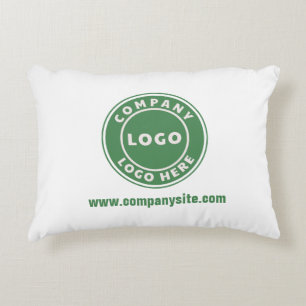 Coussins Décoratifs Site Web du logo d'entreprise simple Shoroom