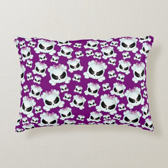 Coussins Décoratifs Skullz Girly (Devant)