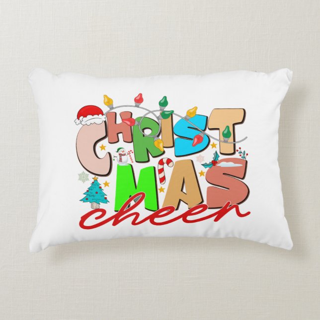 Coussins Décoratifs Soin de Noël (Devant)