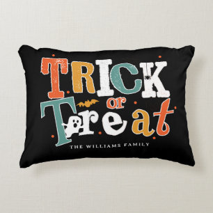 Coussins Décoratifs Soirée Halloween Trick Or Treat