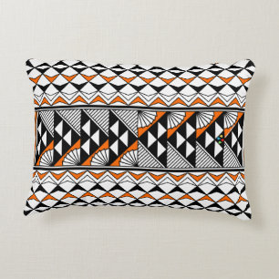Coussins Décoratifs Soleil et pluie en Orange