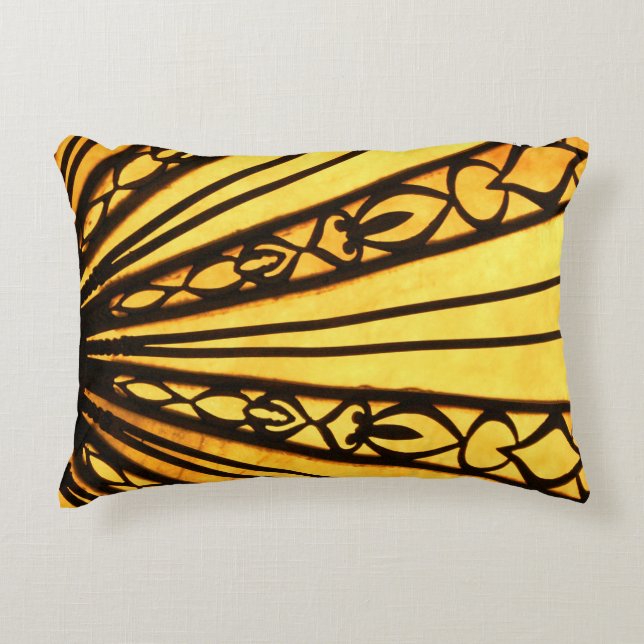 Coussins Décoratifs Soleil jaune et noir (Devant)