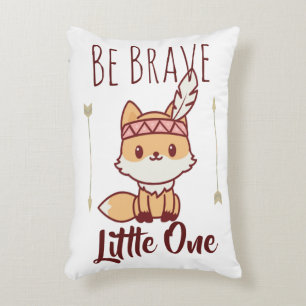 Coussins Décoratifs Soyez Courageux Petit Une Tribale Fox Cute Nursery