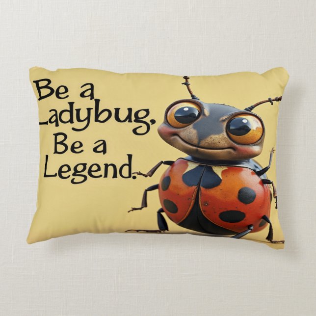 Coussins Décoratifs Soyez un bug, soyez une légende (Dos)