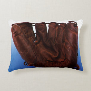 Coussins Décoratifs Sports vintages, Gant De Baseball Antique En Cuir