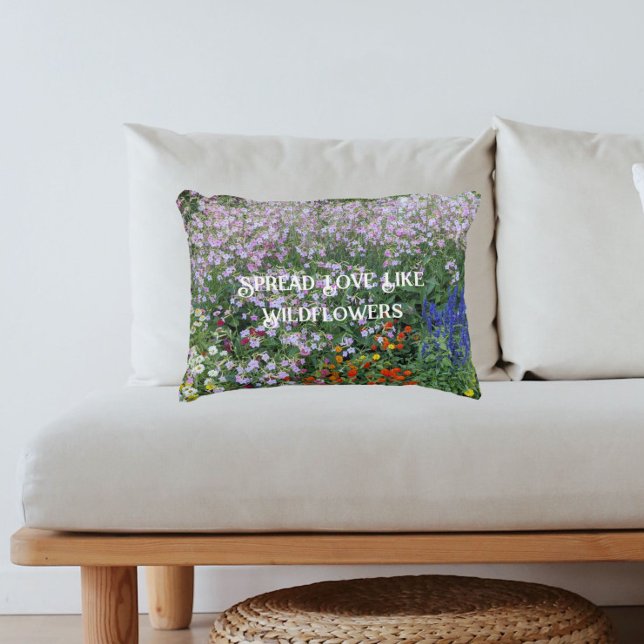 Coussins Décoratifs Spread Love Like Wildflowers Inspirational Floral (In Situ)