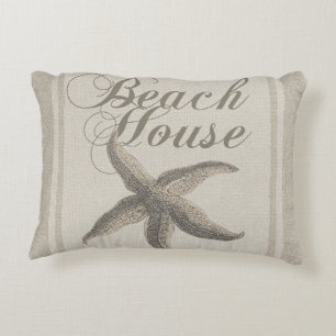 Coussins Décoratifs Starfish Beach House Plage Côté Côte