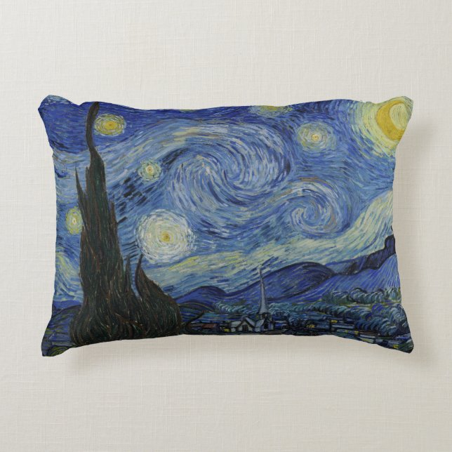 Coussins Décoratifs Starry Night Vincent van Gogh (Devant)