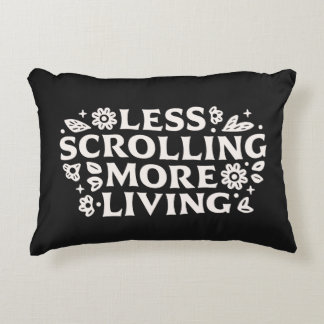 Coussins Décoratifs Stop scrolling doomscrolling quotes aesthetic
