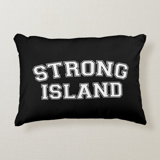 Coussins Décoratifs Strong Island, NYC, États-Unis (Devant)