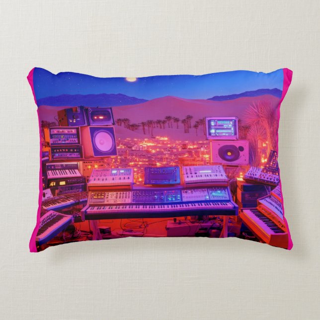 Coussins Décoratifs Studio de musique du désert (Devant)