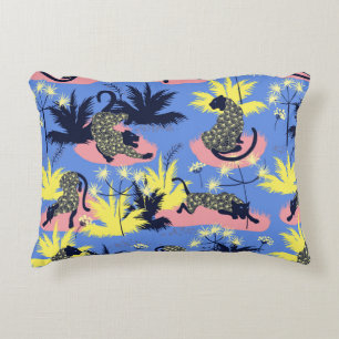 Coussins Décoratifs Style géométrique motif tigre et léopard