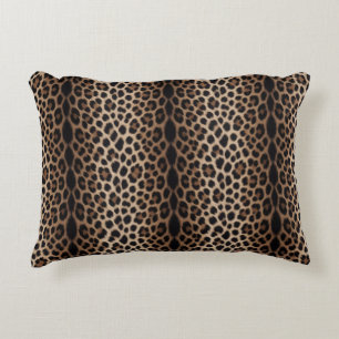 Coussins Décoratifs Style Glamour Imprimé Léopard Chic ✨
