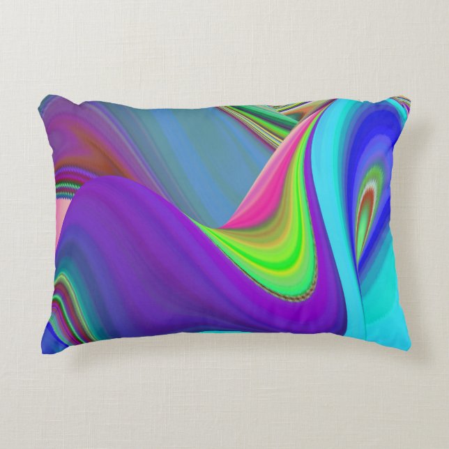 Coussins Décoratifs Summerfeel, Rainbowart 3D Abstrait (Devant)