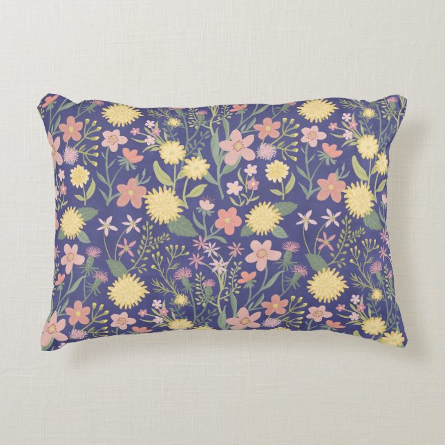 Coussins Décoratifs Super bloom pillow Romantic soft pastel floral (Devant)