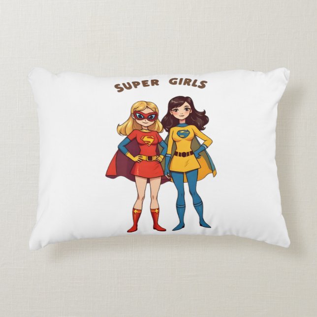 Coussins Décoratifs Super femmes  (Devant)