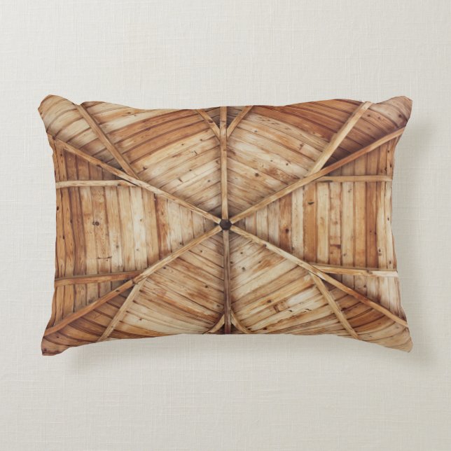 Coussins Décoratifs Surface Brown en bois (Devant)