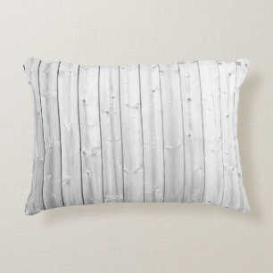 Coussins Décoratifs Surface en bois de texture blanche