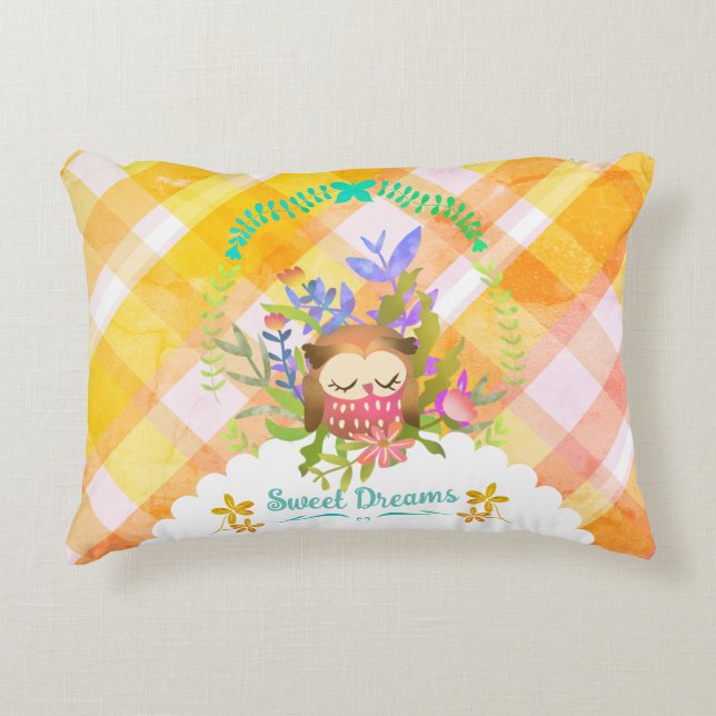 Coussins Décoratifs Sweet Dreams Owl Baby Blanket (Devant)
