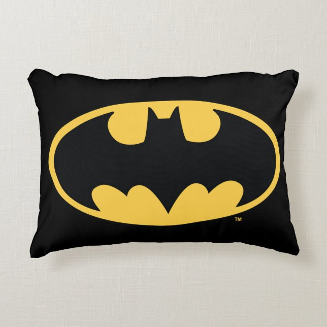 Coussins Décoratifs Symbole Batman | Logo ovale (Devant)