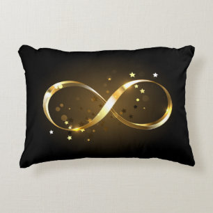 Coussins Décoratifs Symbole d'infini doré