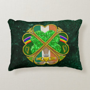 Coussins Décoratifs Symbole du patrimoine du trèfle celtique Inspiré d