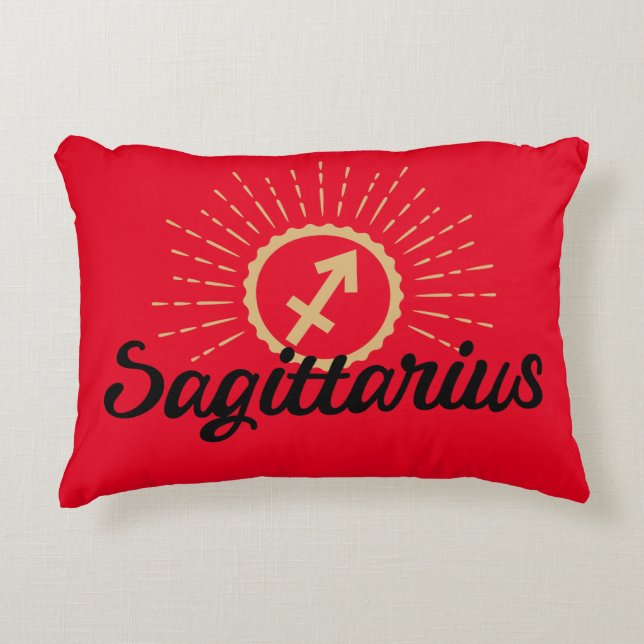 Coussins Décoratifs SYMBOLE Sagittarius Starburst (Devant)