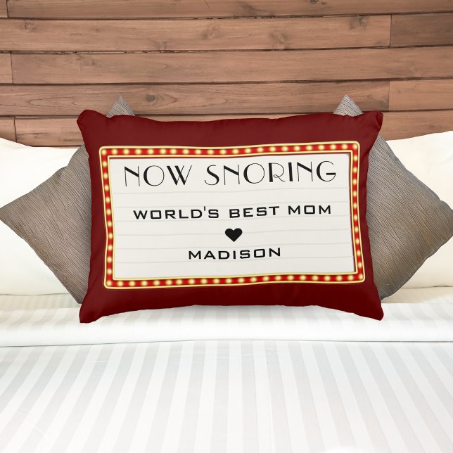 Coussins Décoratifs Sympathique Retro Cinema Theater Marquee Sign Red (Funny Retro Cinema Theater Marquee Sign Red Accent Pillow)