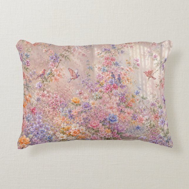 Coussins Décoratifs Symphonie secrète des fleurs (Devant)