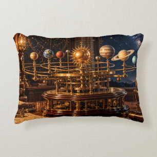 Coussins Décoratifs Système solaire solaire doré antique