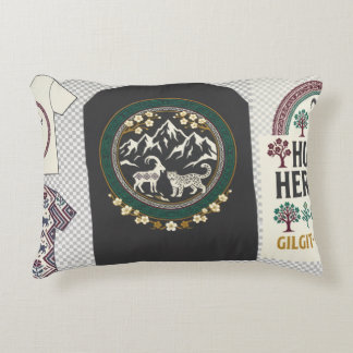 Coussins Décoratifs T-shirt graphique Hunza Heritage | Gilgit-Baltista