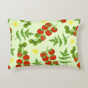 Coussins Décoratifs Tango de tomate : Impression végétale Vintage