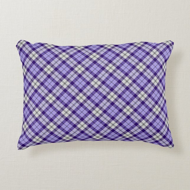 Coussins Décoratifs Tartan ancien de Strathclyde purple (Devant)
