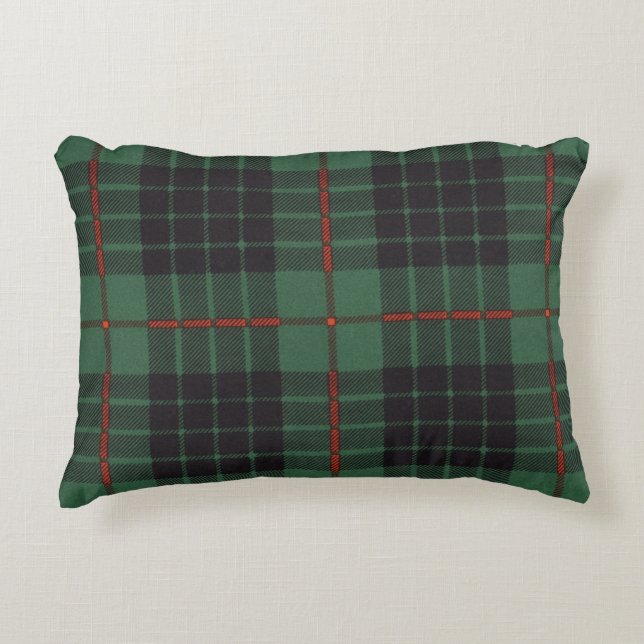 Coussins Décoratifs Tartan d'écossais de plaid de clan de Gunn (Devant)
